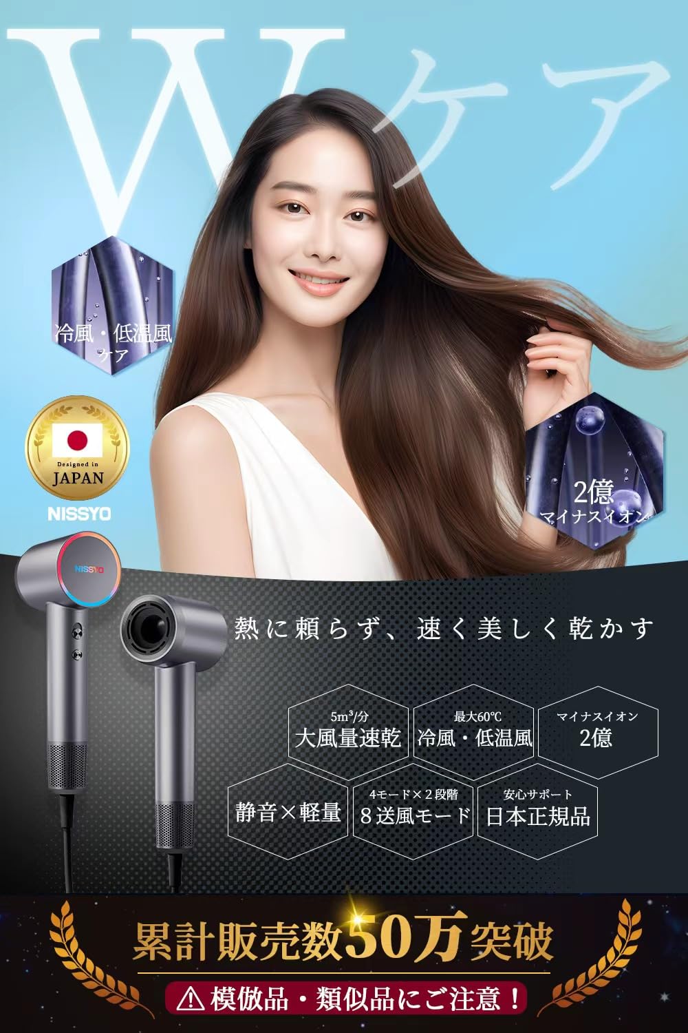 ヘアドライヤー 高風速 高浸透 2億マイナスイオンケア Amazon | Haimmy ヘアドライヤー 高風速 高浸透 2億マイナスイオンケア